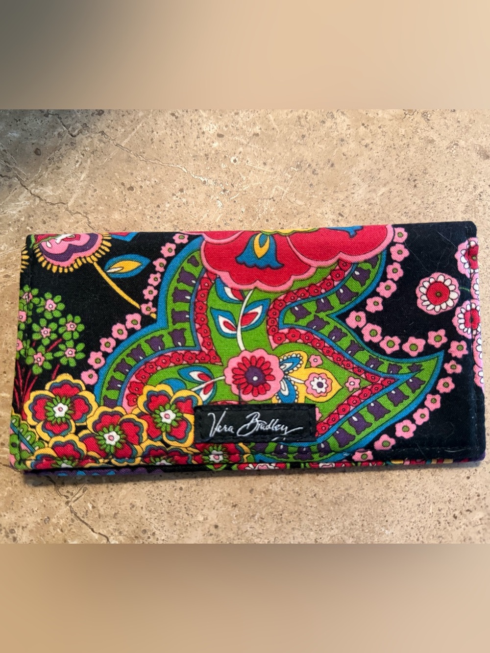 Vera Bradley Symphony in Hue Checkbook Cover - Retired Pattern